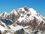 17 Putrun Himal with Genjang Below Close Up From Chulu Far East Summit Panorama